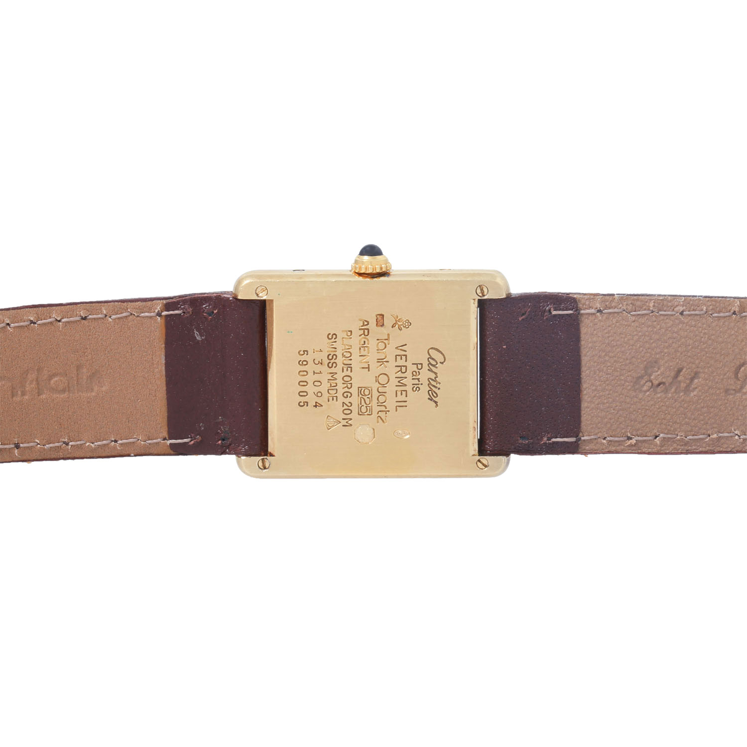 CARTIER Vintage Tank Vermeil, Ref. 590005. Armbanduhr. Ca. 1980/90er Jahre. - Image 2 of 7