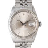 ROLEX Vintage Datejust "Ghost" Herren Armbanduhr, Ref. 16014. Ca. 1980er Jahre.