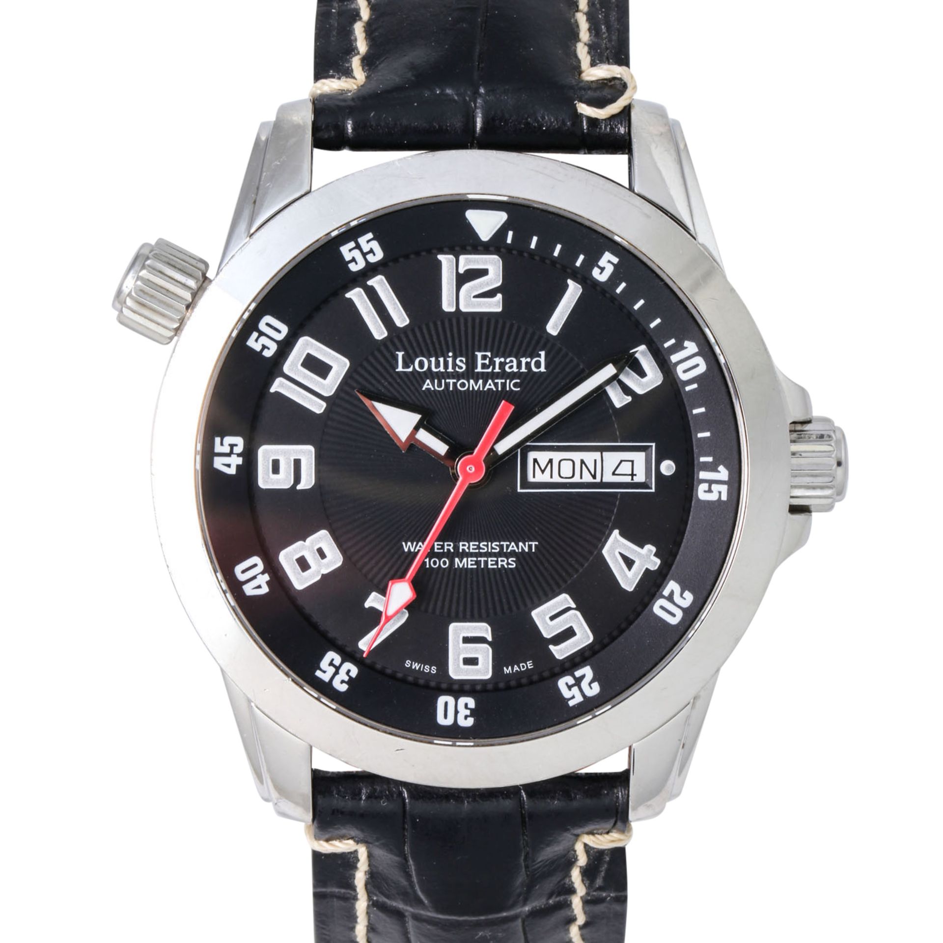 LOUIS ERARD La Sportive Day-Date Herren Armbanduhr, Ref. 72411.