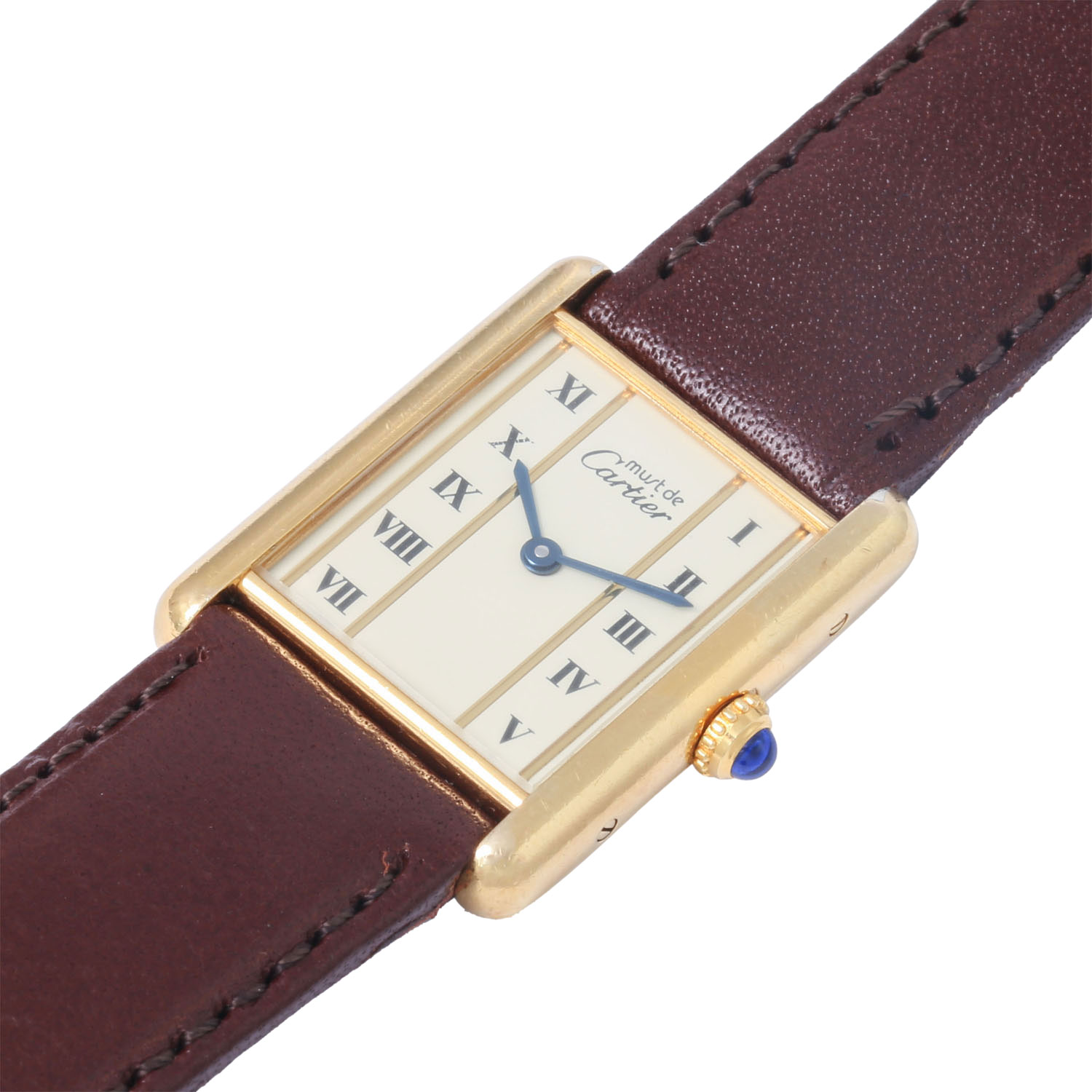 CARTIER Vintage Tank Vermeil, Ref. 590005. Armbanduhr. Ca. 1980/90er Jahre. - Image 5 of 7