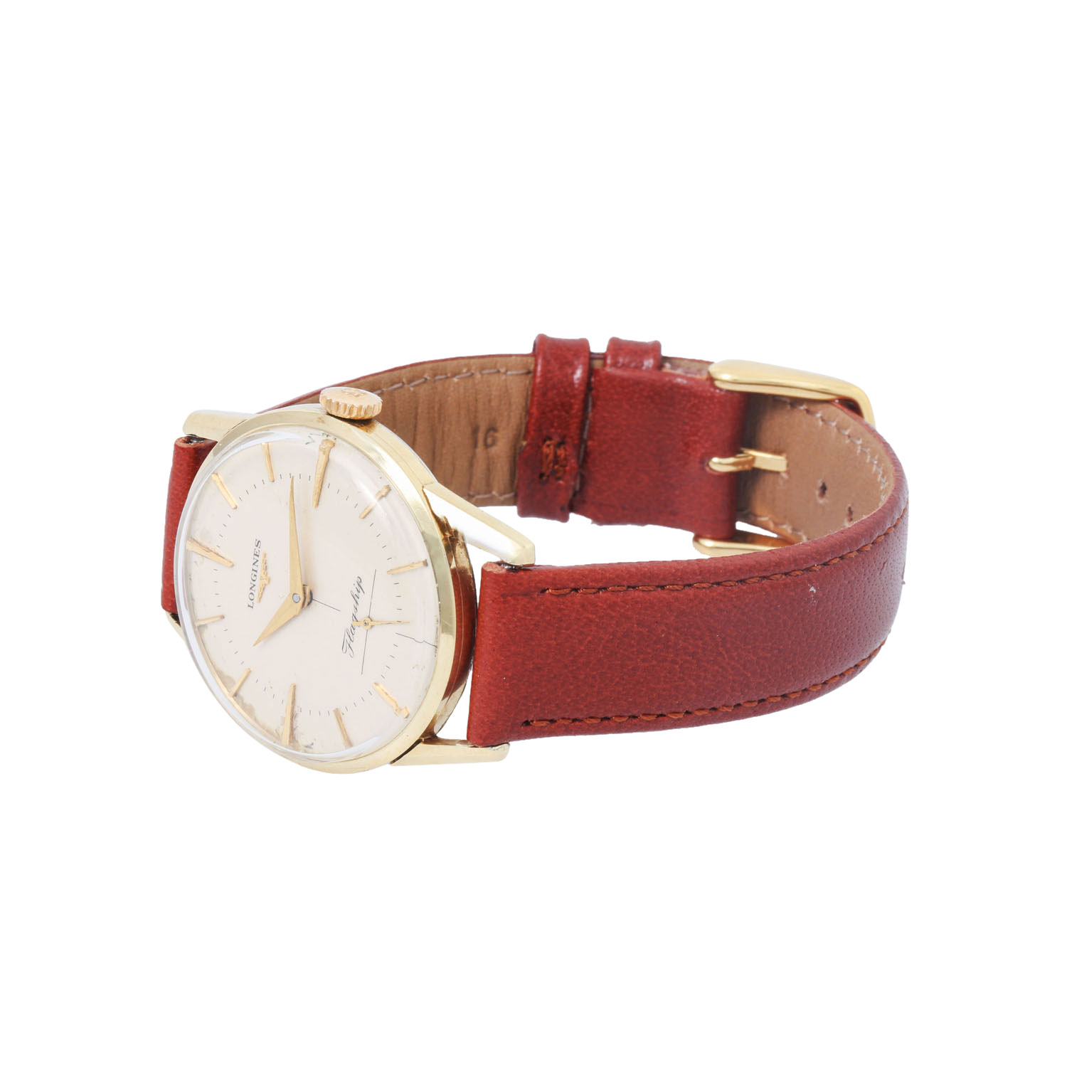 LONGINES Vintage Flagship Herren Armbanduhr. Ca. 1957. - Bild 7 aus 7