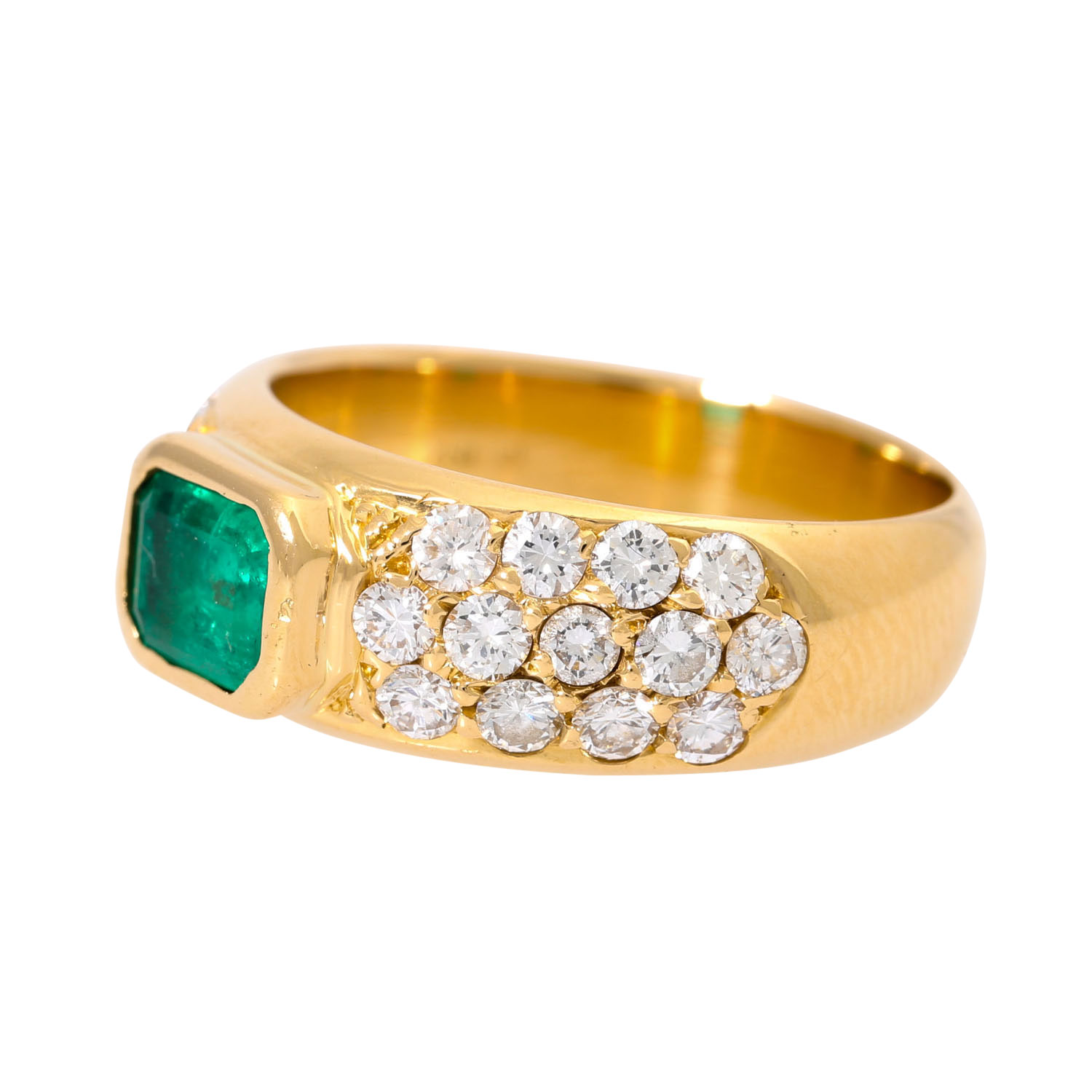 Ring mit Smaragd und Brillanten - Image 4 of 4