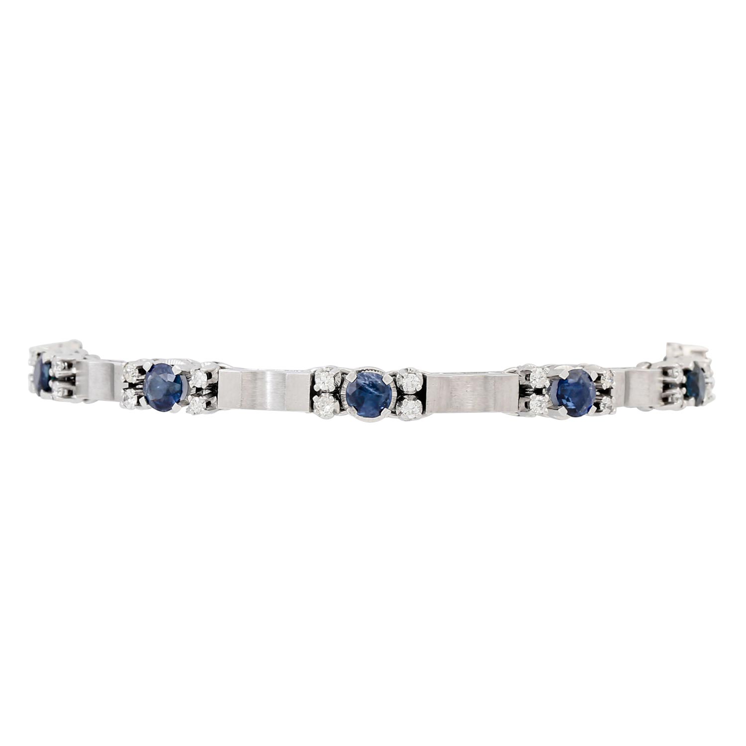 Armband mit Saphiren und Brillanten