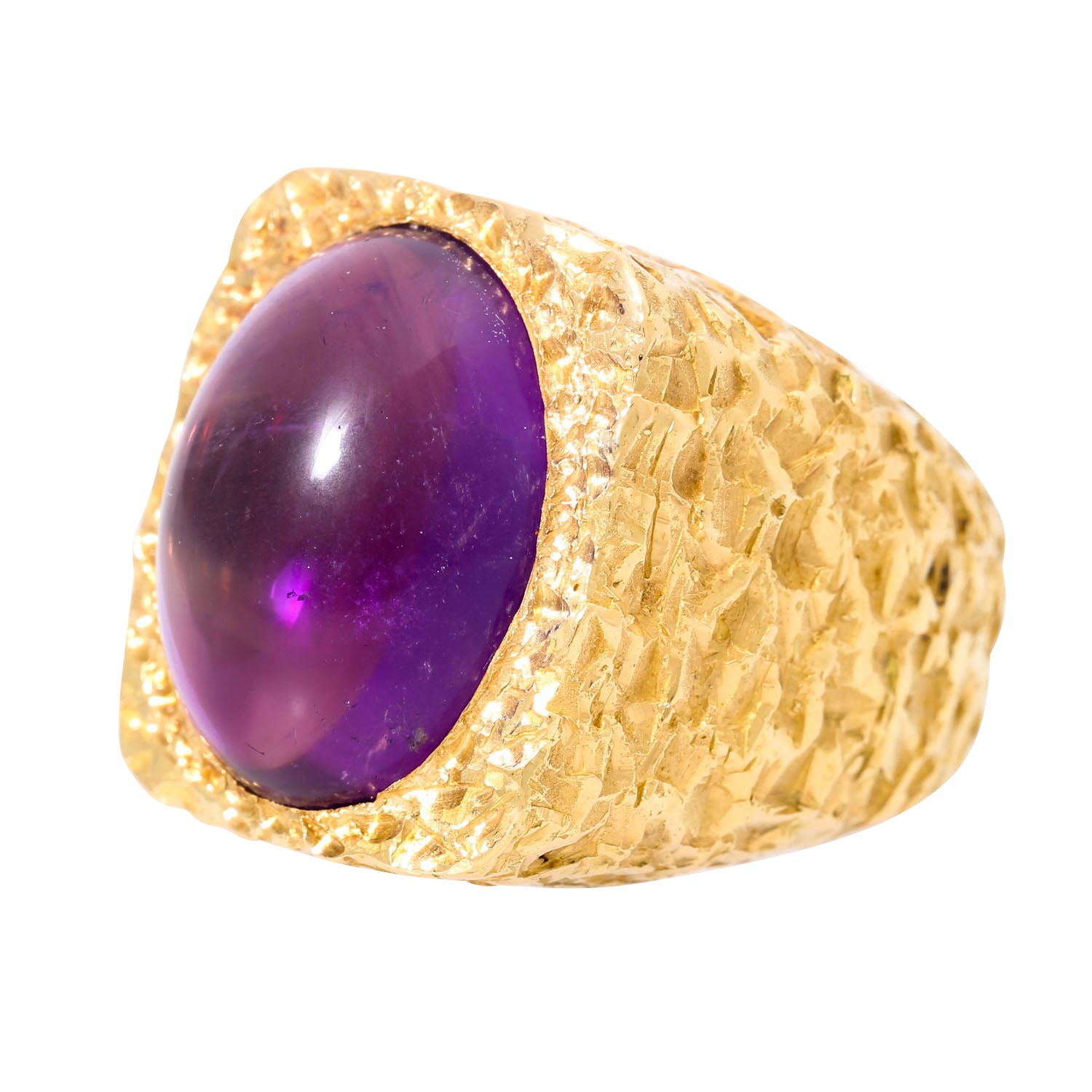 Ring mit Amethystcabochon - Image 4 of 4