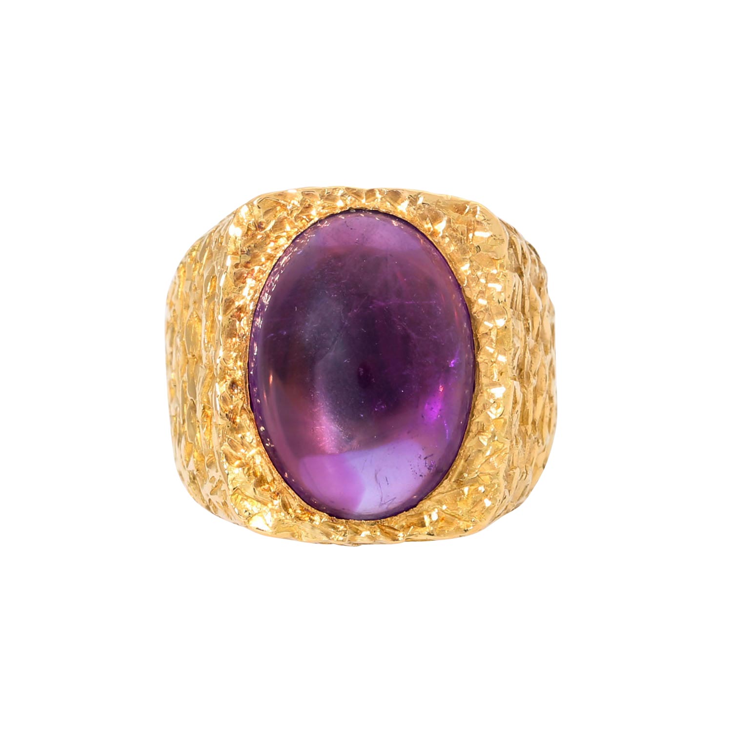 Ring mit Amethystcabochon - Image 2 of 4