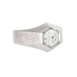 Ring mit Brillant 0,56ct