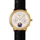 CHOPARD Luna D'Oro Ewiger Kalender mit Mondphasen, Ref. 36/1180. Armbanduhr. Ca. 1980/90er Jahre.