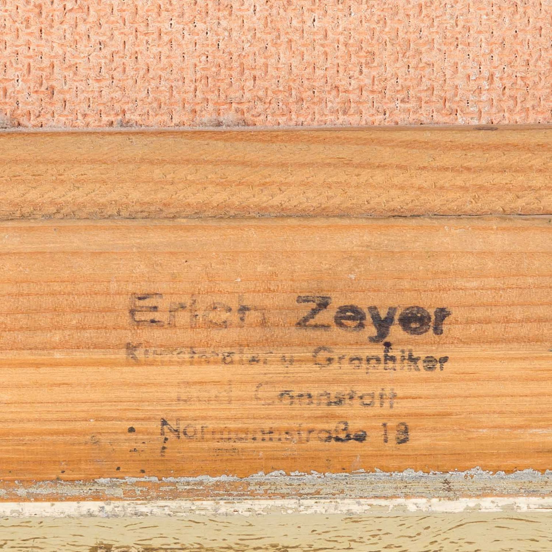 ZEYER, ERICH (1903-1960), "Abendstimmung, Motiv aus Alt-Cannstatt", - Bild 8 aus 8