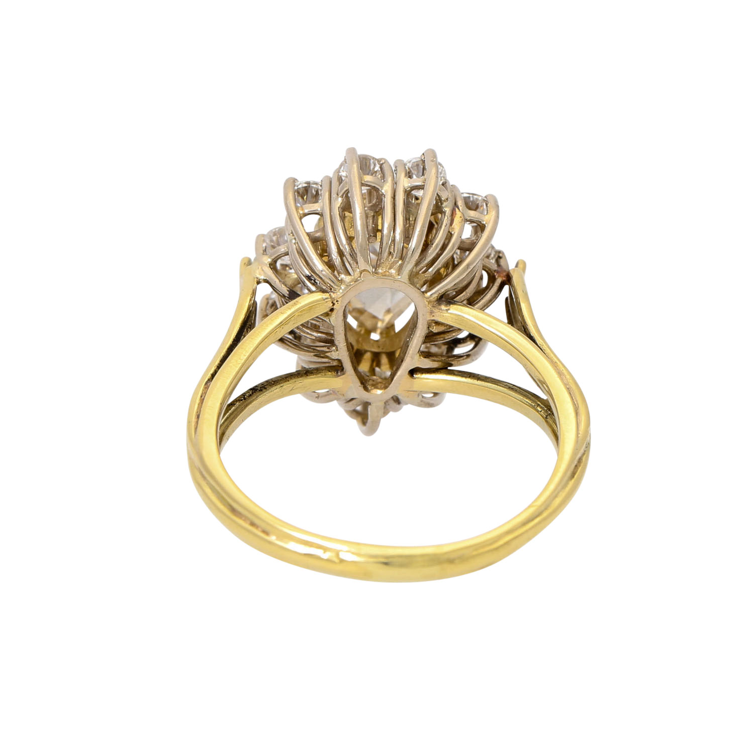 Ring mit Diamanttropfen von ca. 1,9 ct, - Image 3 of 4