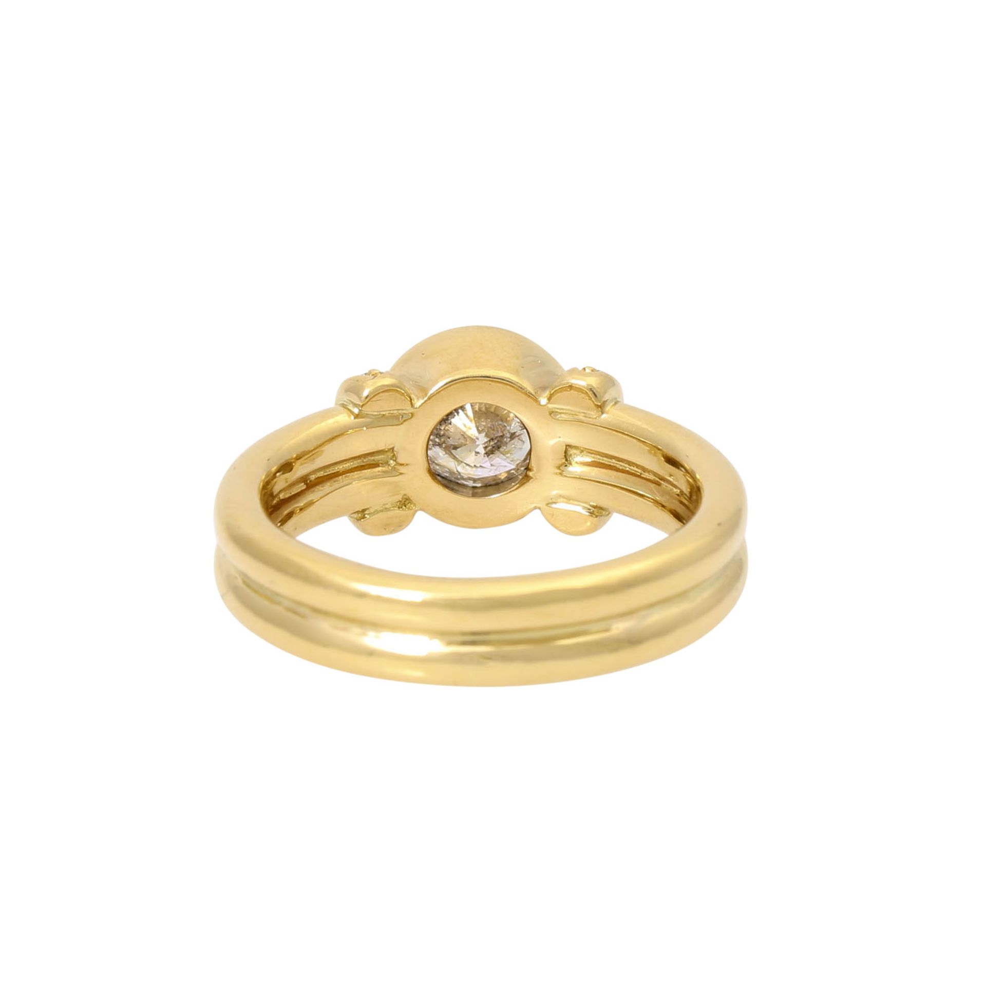 Ring mit Brillant ca. 1 ct, - Image 3 of 4