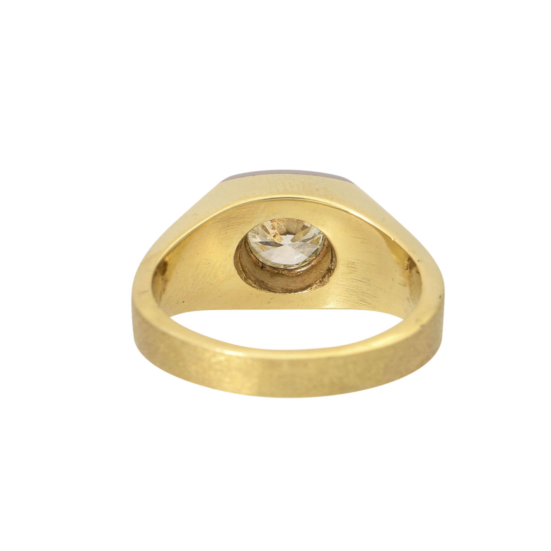 Solitärring mit Brillant von ca. 1 ct, - Image 3 of 4