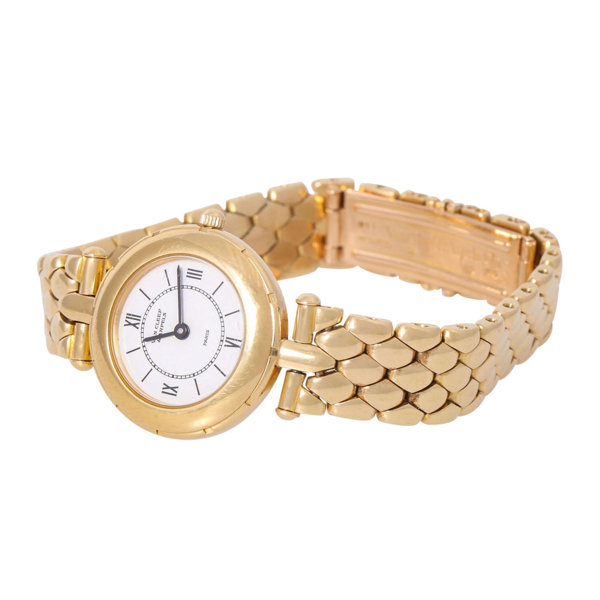 VAN CLEEF & ARPELS hochfeine Damen Armbanduhr, Ref. 13607. Ca. 1990er Jahre. - Bild 6 aus 8