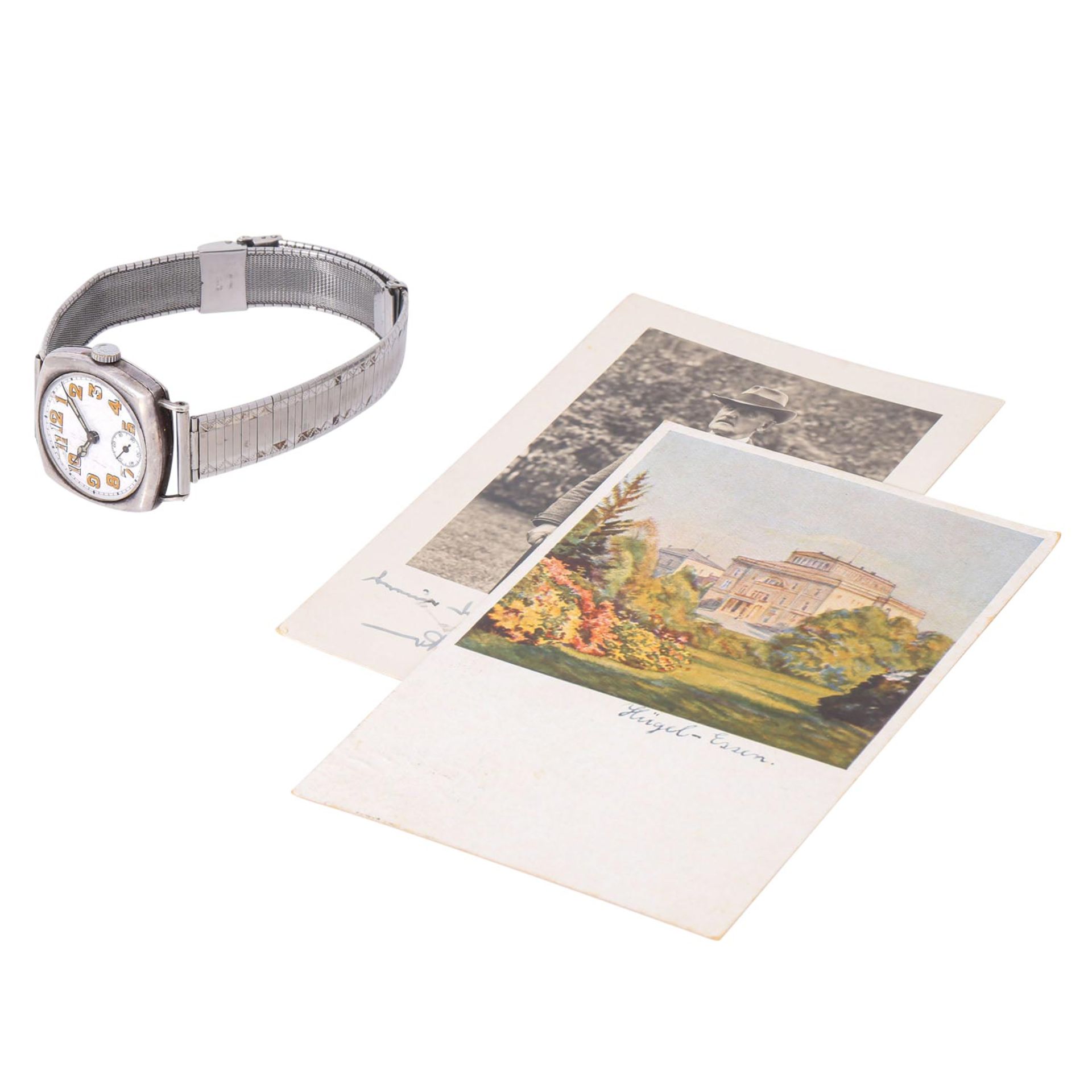Antike Trench Watch, Reituhr der Familie von Friedrich Alfred Krupp v. Bohlen und Halbach. Ca. 1920e - Bild 8 aus 8