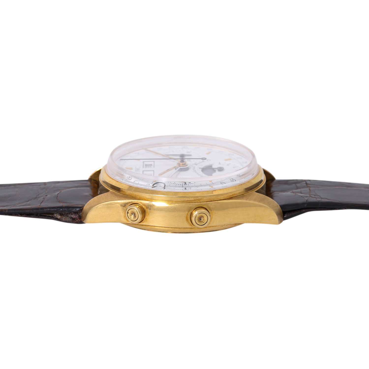 IWC sehr seltener Vollkalender Chronograph Vintage Herren Armbanduhr, Ref. 3710. NOS. Limitiert 150 - Image 4 of 8