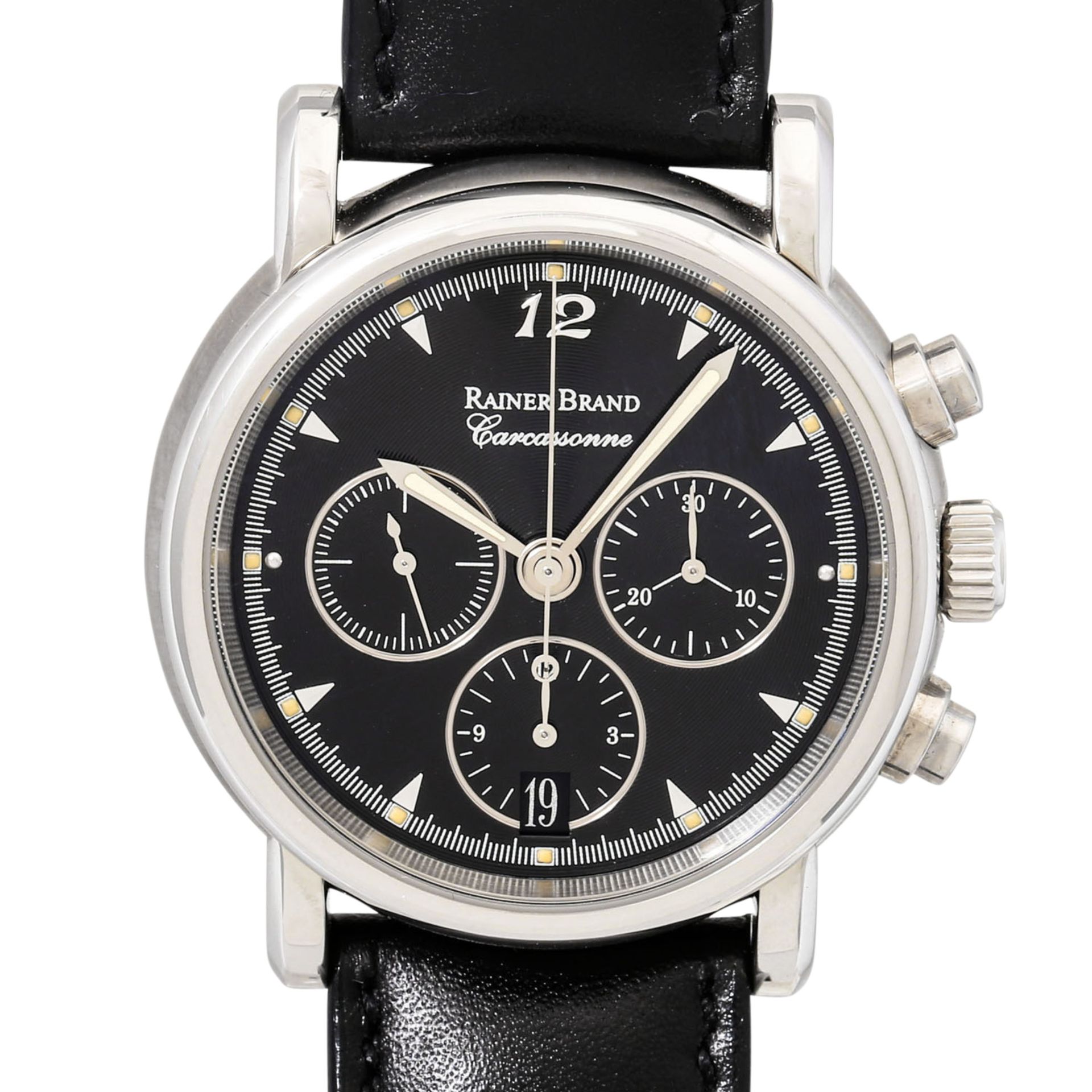 RAINER BRAND Caracassonne Chronometer Herren Chronograph. Full Set aus 2000.