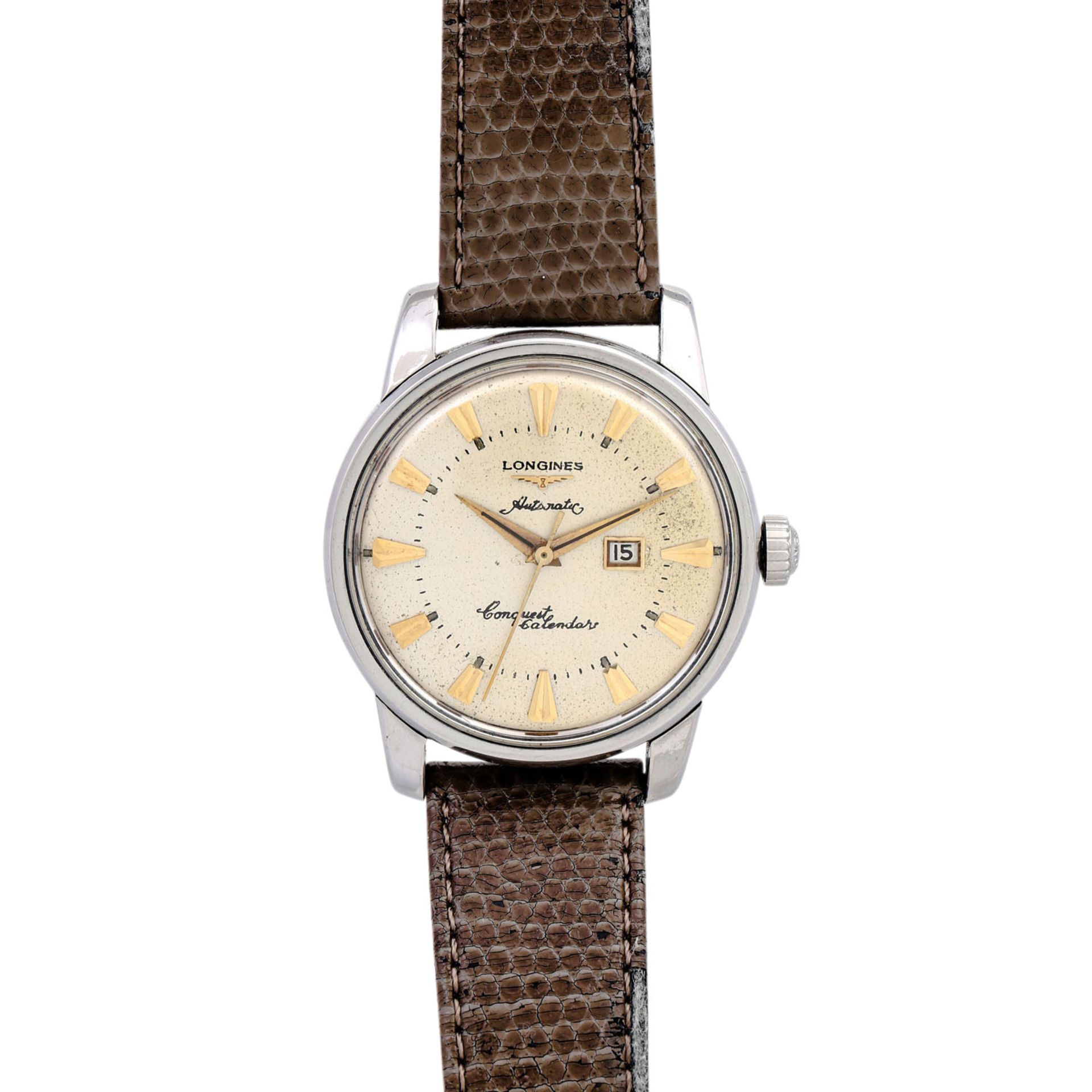 LONGINES Vintage Conquest Calendar Herrenuhr, Ref. 9004-3. Ca. 1957.