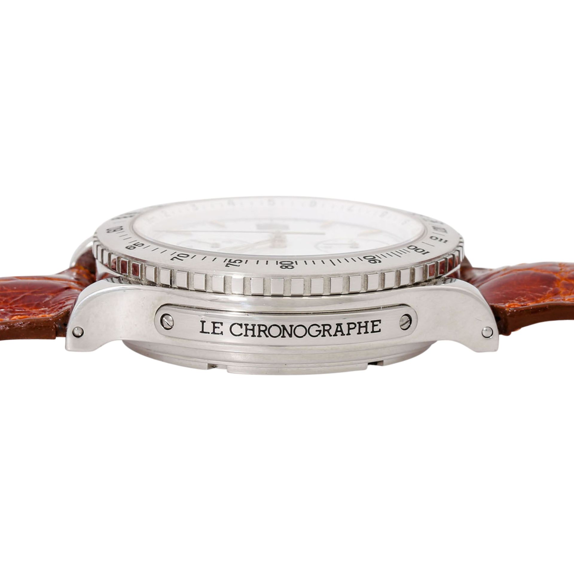 PAUL PICOT Le Chronographe Herren Armbanduhr, Ref. 613-400-4003. NOS. Full Set aus 1996. - Image 4 of 8