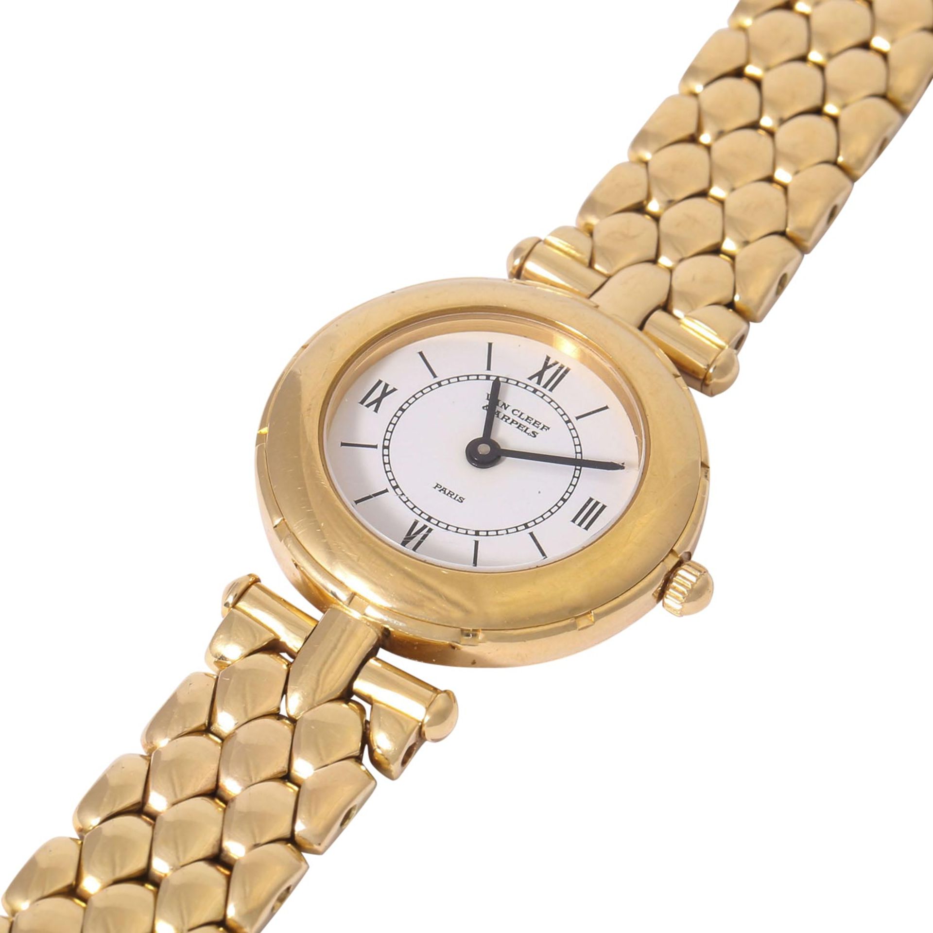 VAN CLEEF & ARPELS hochfeine Damen Armbanduhr, Ref. 13607. Ca. 1990er Jahre. - Bild 5 aus 8