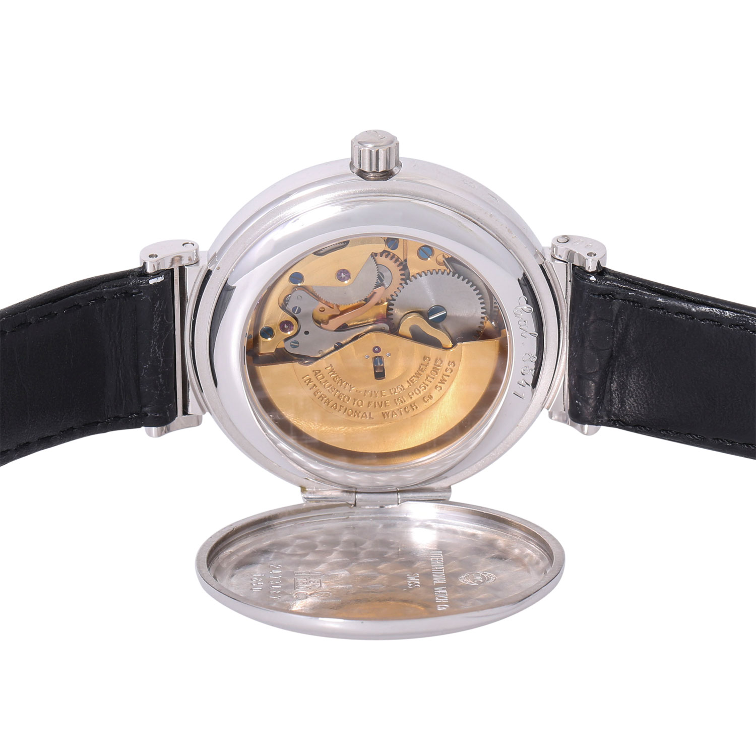 IWC Da Vinci sehr seltene Vintage Herren Armbanduhr, Ref. 1850 WG. NOS. Limitiert 100 St. Zum 120. J - Image 3 of 10