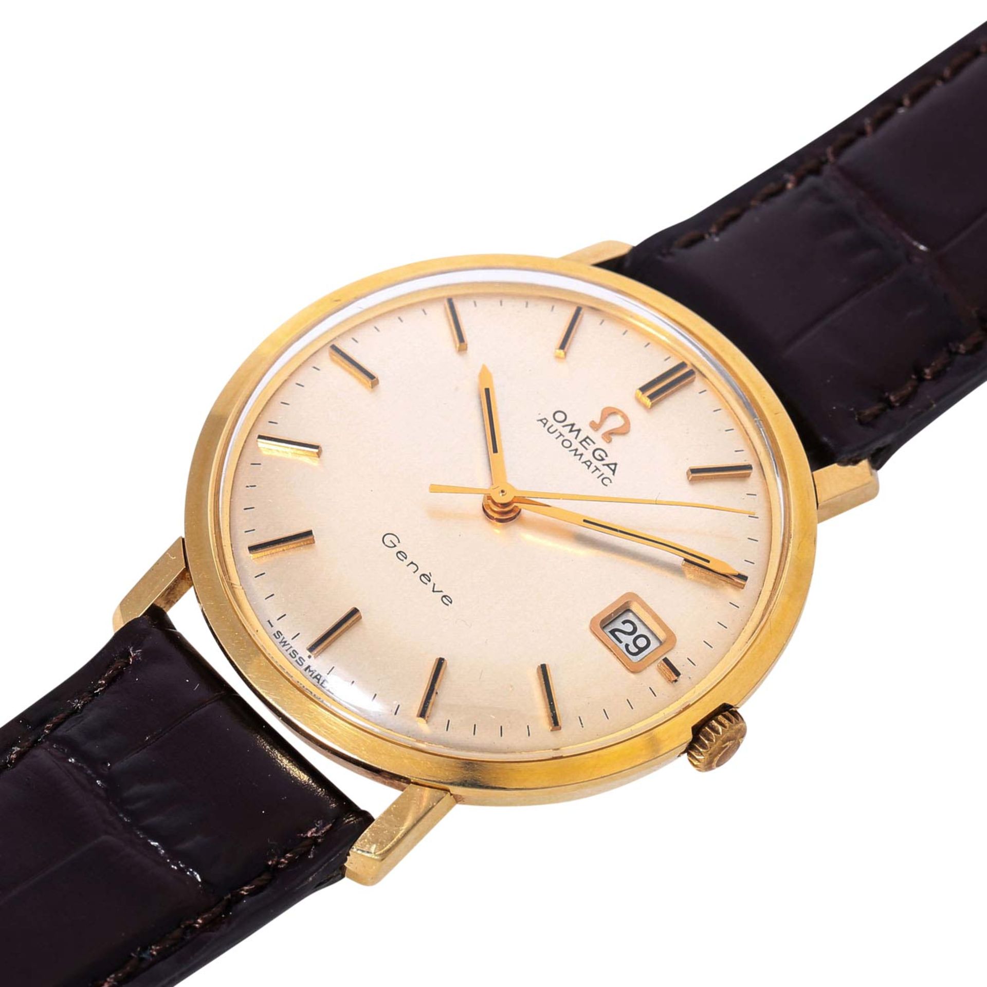 OMEGA Genéve Vintage Herren Armbanduhr, Ref. 1627037. Ca. 1960er Jahre. - Bild 5 aus 8
