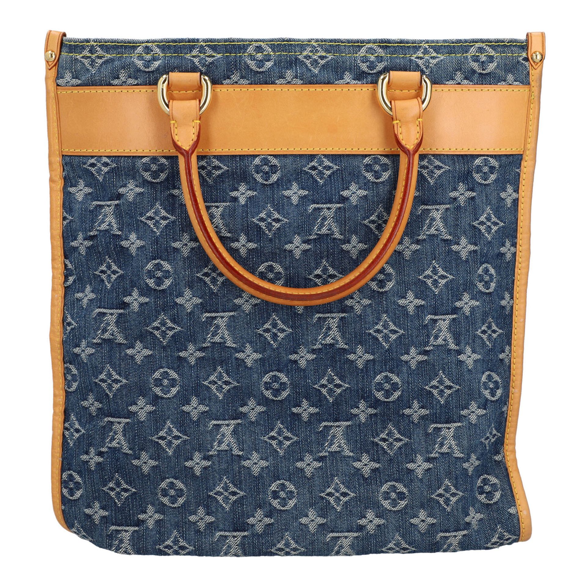 LOUIS VUITTON Handtasche "SAC PLAT", Koll. 2005. - Bild 4 aus 6