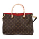 LOUIS VUITTON Handtasche "PALLAS MM", Koll.: 2014, akt. NP.: 2.150,-€.