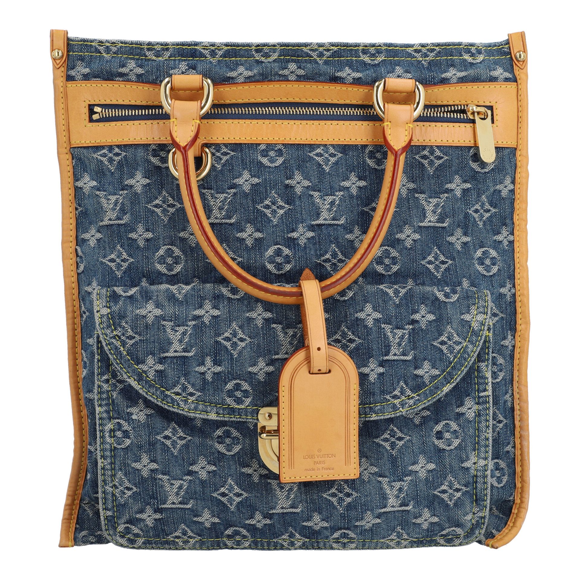 LOUIS VUITTON Handtasche "SAC PLAT", Koll. 2005.