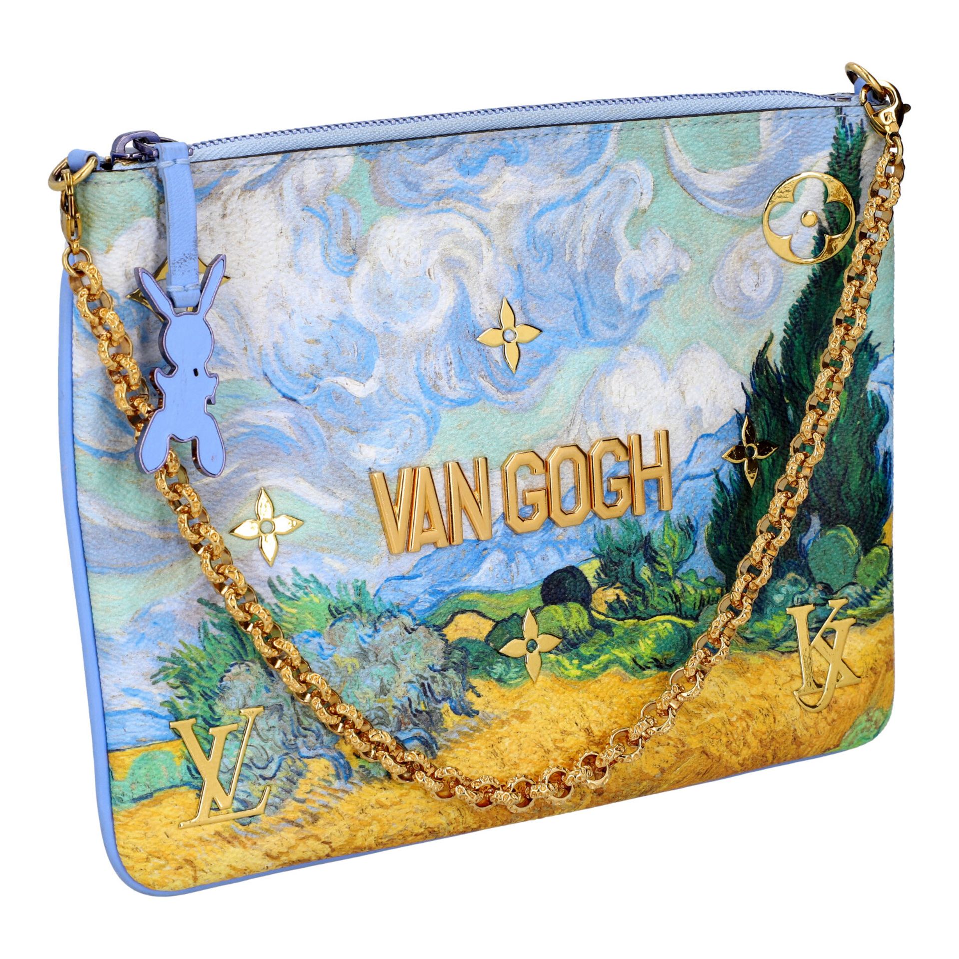 LOUIS VUITTON Pochette "MASTERS - VAN GOGH - JEFF KOONS", Koll.: 2017. - Bild 2 aus 5