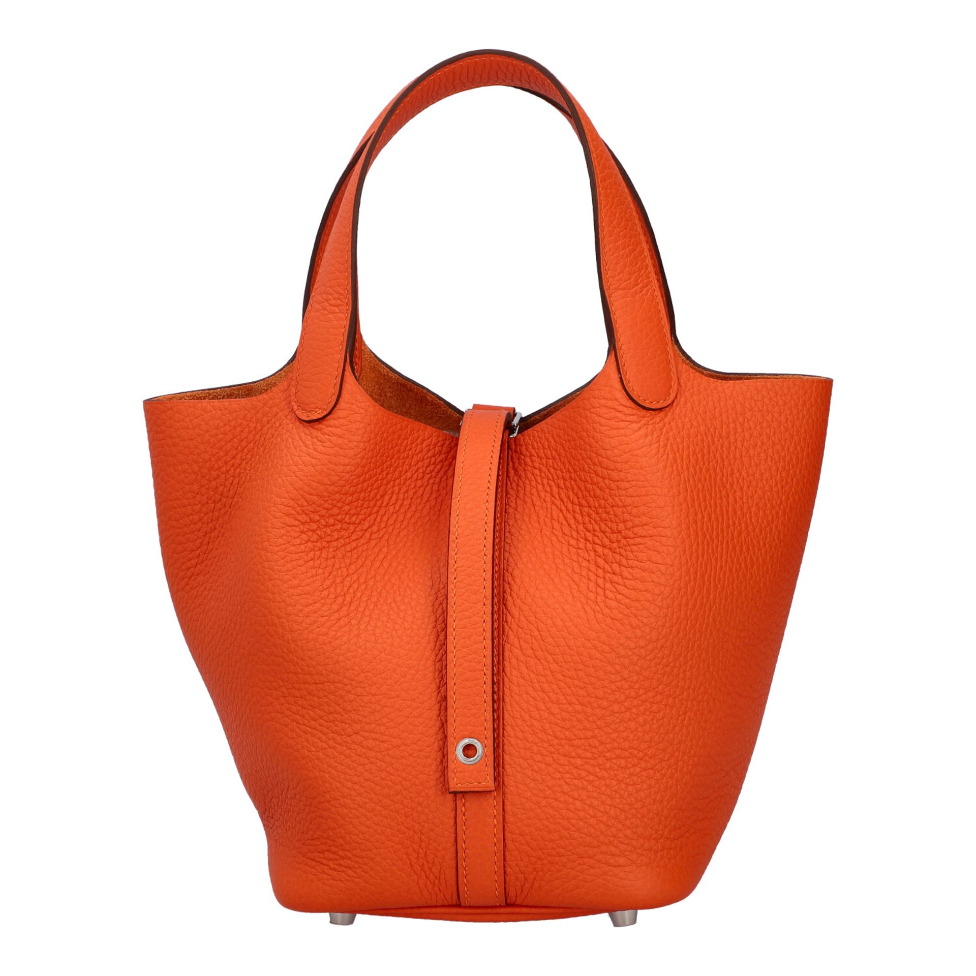 HERMÈS Handtasche "PICOTIN 18 - ORANGE POPPY", Koll. 2021/2022. - Bild 3 aus 8