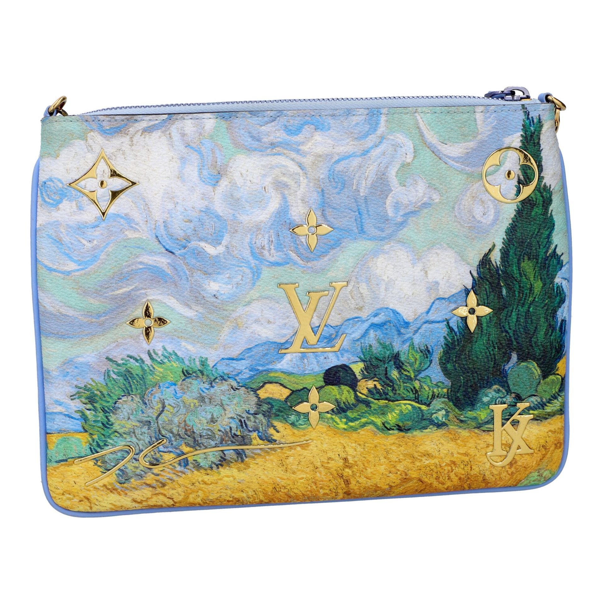 LOUIS VUITTON Pochette "MASTERS - VAN GOGH - JEFF KOONS", Koll.: 2017. - Bild 4 aus 5