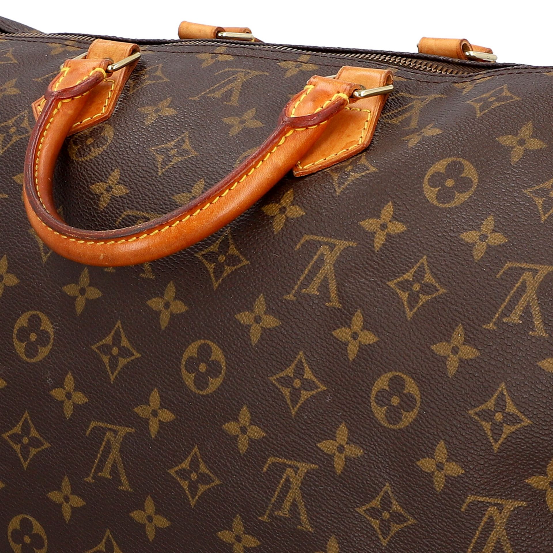 LOUIS VUITTON VINTAGE Handtasche "SPEEDY 40", Koll. 1997, akt. NP.: 1.250,-€. - Bild 9 aus 9