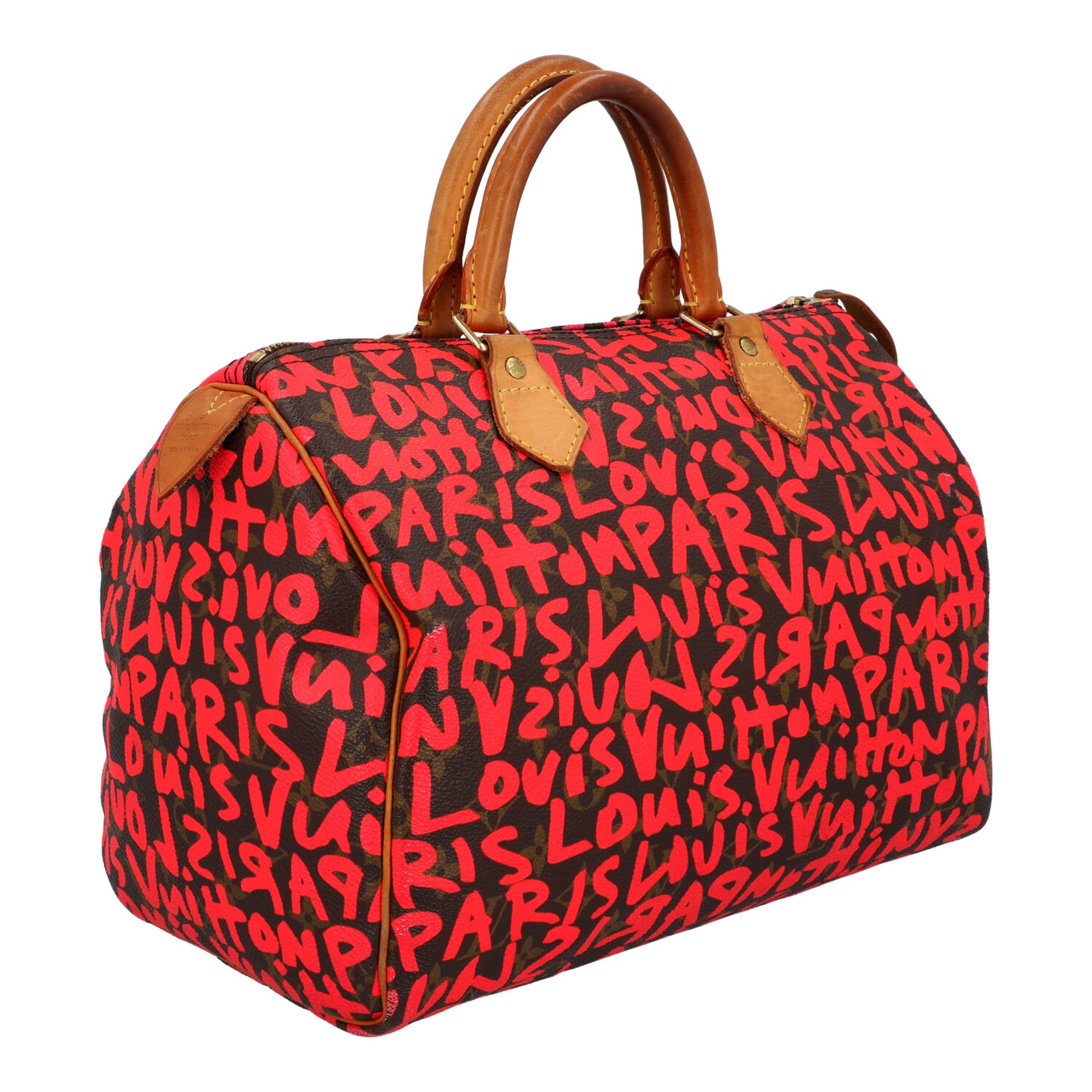 LOUIS VUITTON x STEPHEN SPROUSE Handtasche "SPEEDY 30". - Bild 2 aus 8