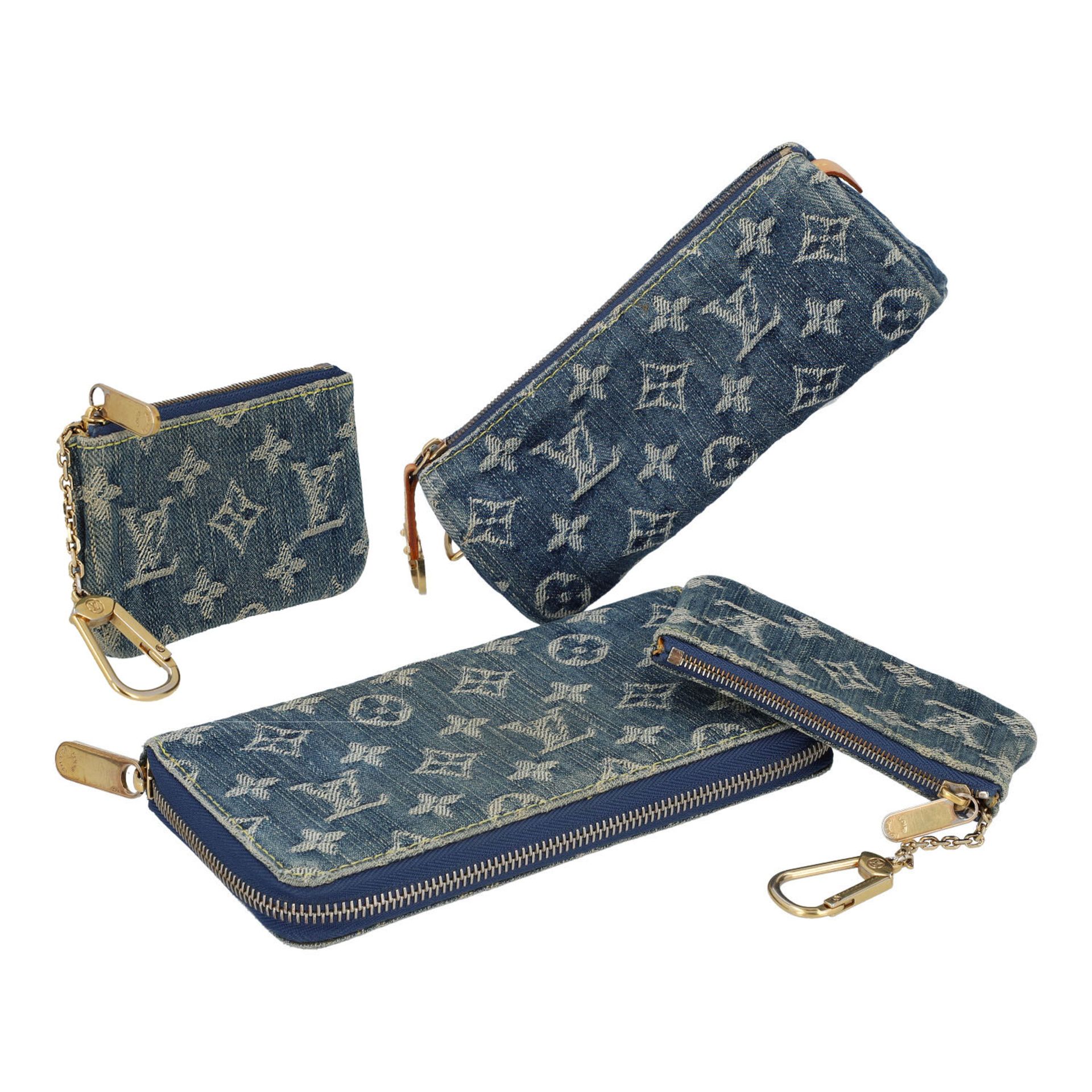 LOUIS VUITTON Konvolut "DENIM MONOGRAM", Koll.: 2007, 2006.