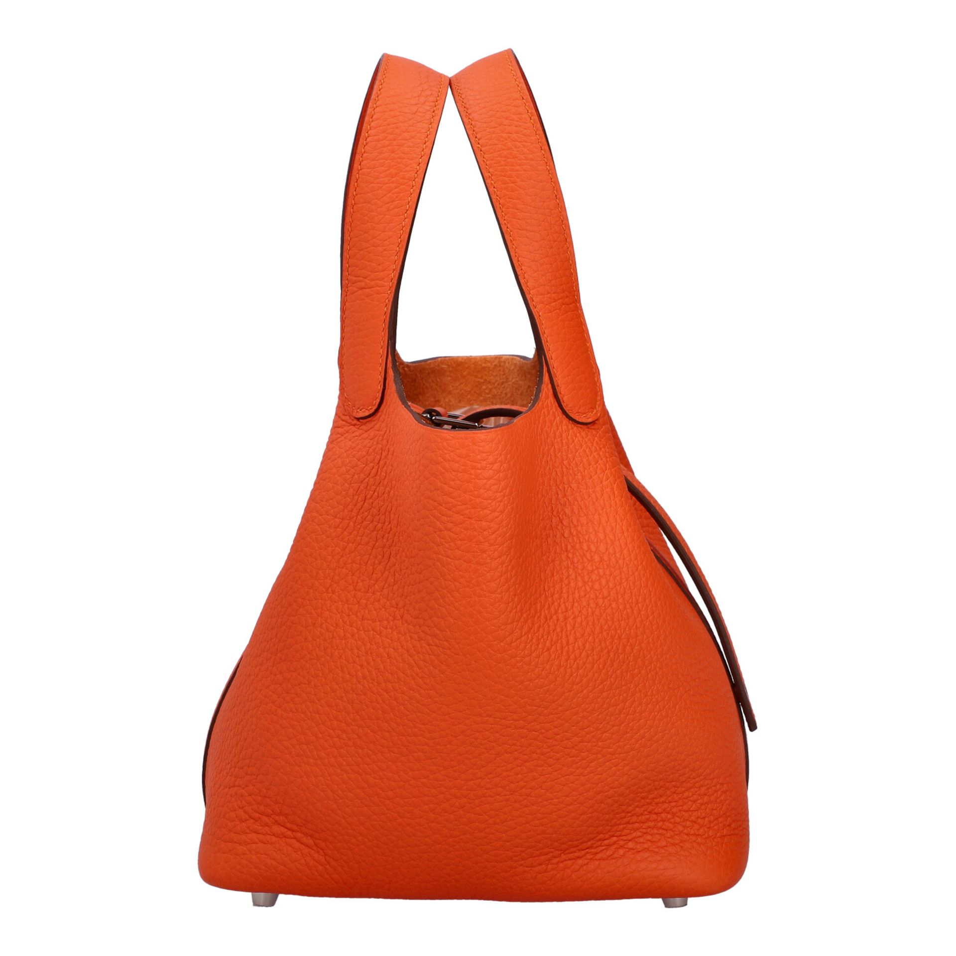 HERMÈS Handtasche "PICOTIN 18 - ORANGE POPPY", Koll. 2021/2022. - Bild 4 aus 8