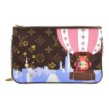 LOUIS VUITTON Pochette "VIVIENNE DOUBLE ZIP LIMITED EDITION", Koll.: 2019