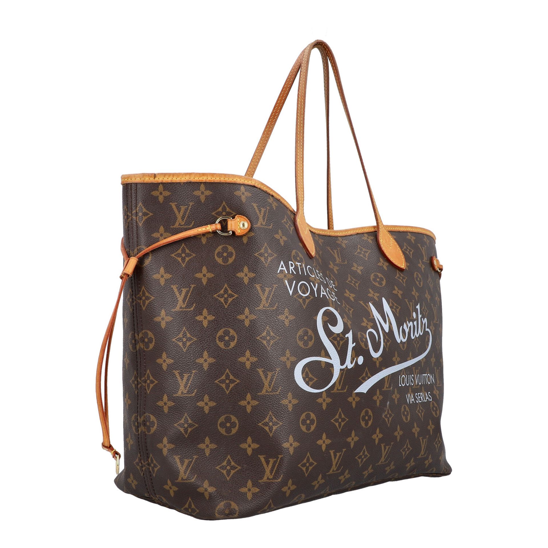 LOUIS VUITTON Shopper "NEVERFULL ST. MORITZ GM", Koll. 2008. - Bild 2 aus 8