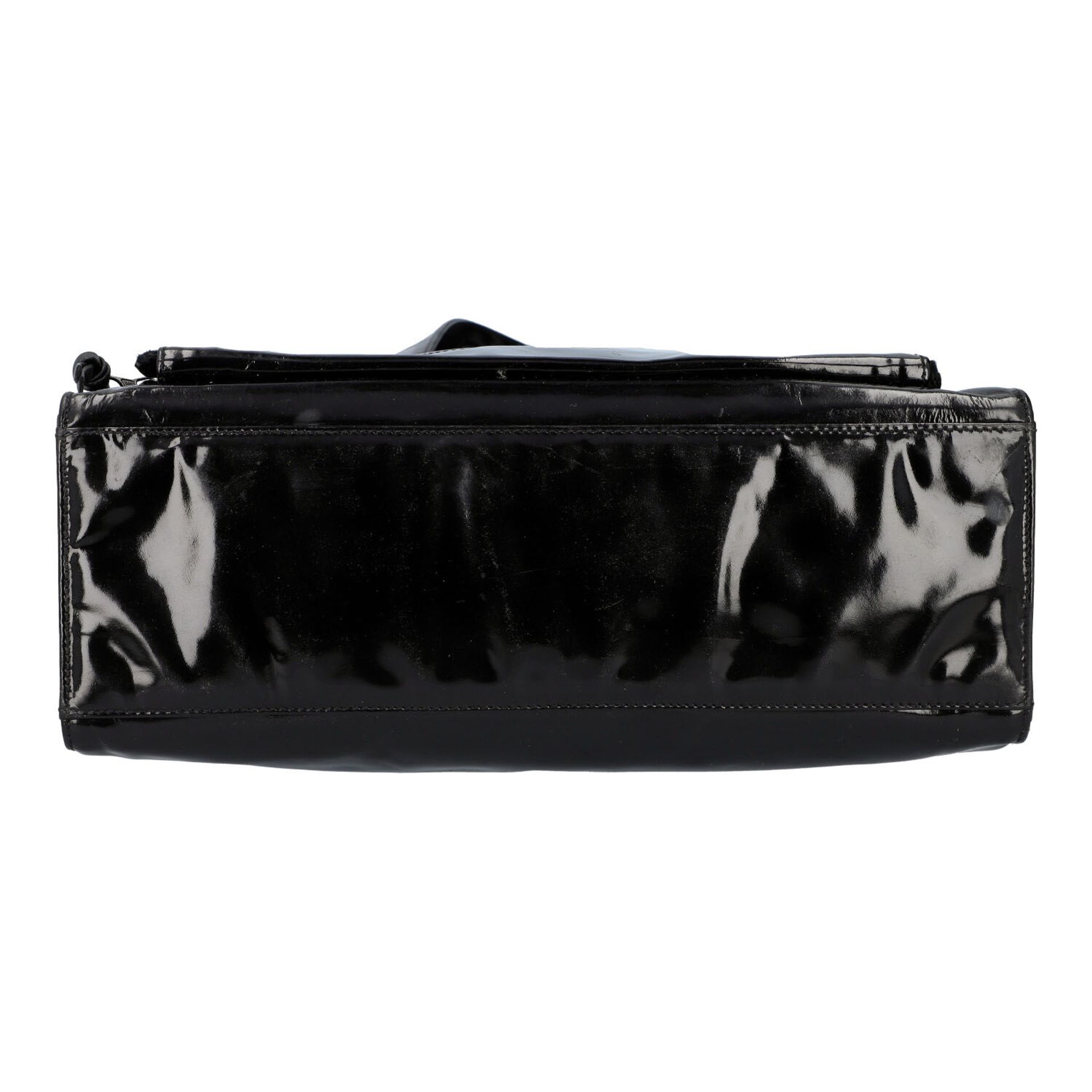 CHANEL VINTAGE Shopper "CC PATENT LEATHER SHOULDER BAG", Koll. 1996/1997. - Bild 5 aus 9