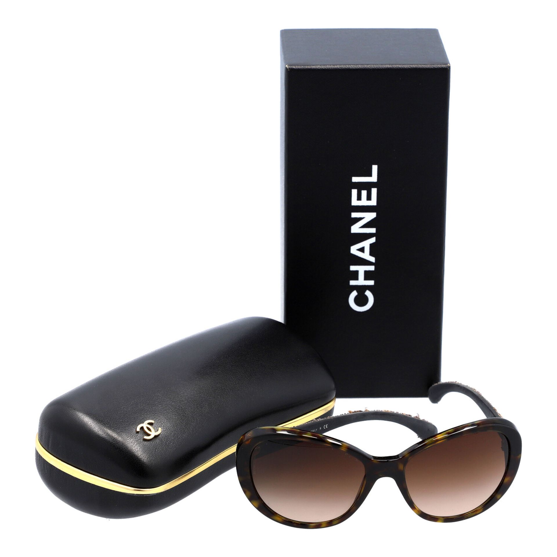 CHANEL Sonnenbrille "c.714/3B - TWEED". - Bild 5 aus 7