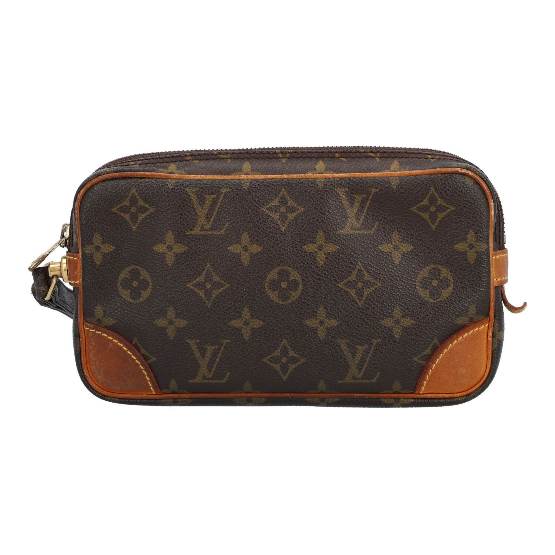 LOUIS VUITTON VINTAGE Clutch "MARLY DRAGONE", Koll. 1988. - Bild 4 aus 6