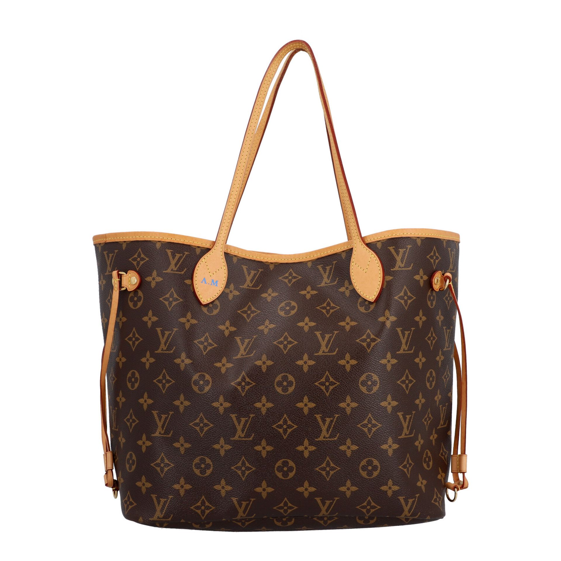 LOUIS VUITTON Shopper "NEVERFULL MM", Koll.: 2016, akt. NP.: 1.500,-€. - Bild 4 aus 8