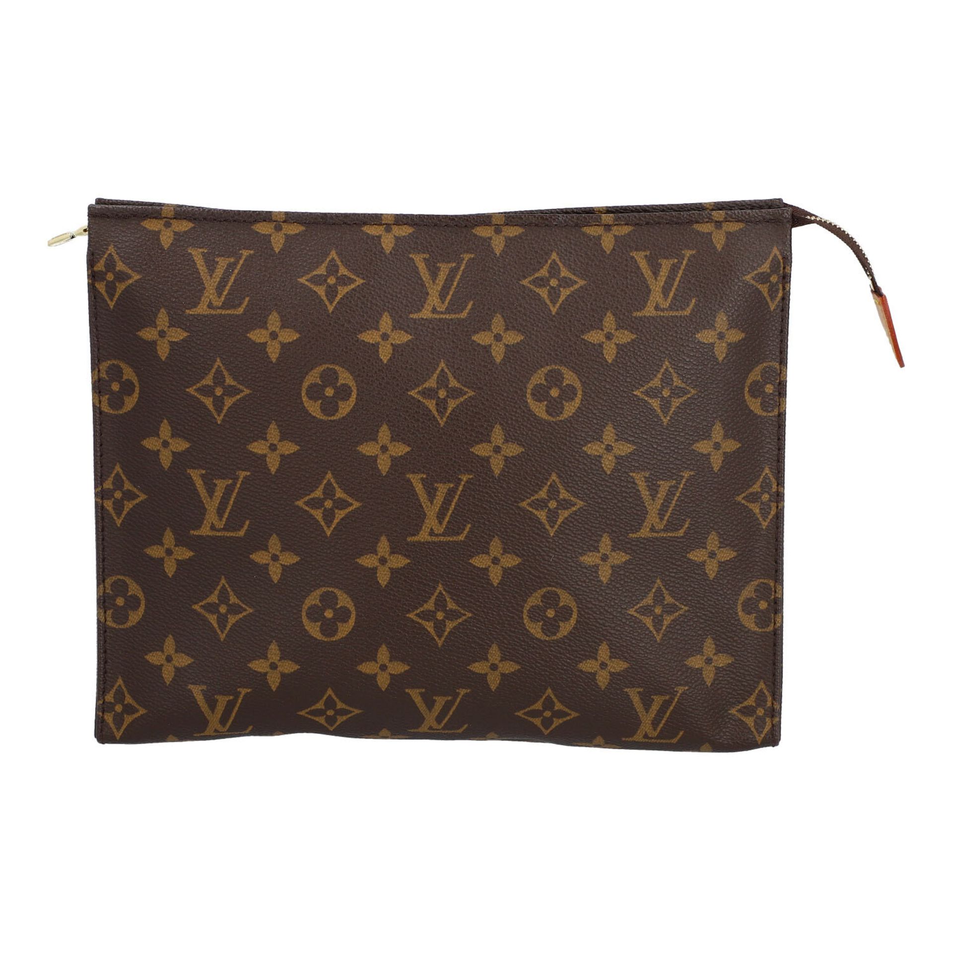 LOUIS VUITTON Kosmetiktasche "POCHE TOILETTE NM", Koll.: 2008, akt. NP.: 800,-€.