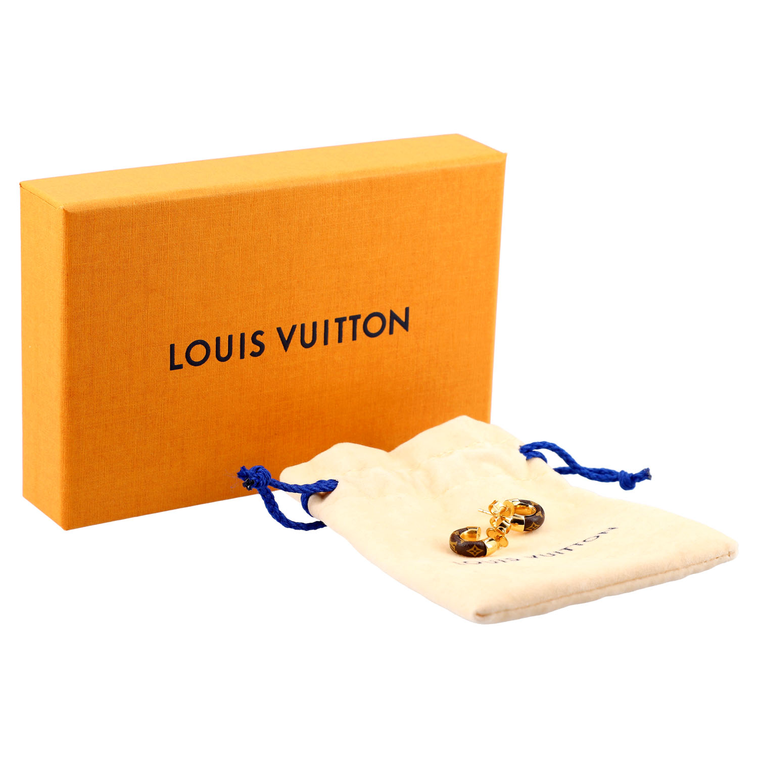 LOUIS VUITTON Ohrringe "WILD LV MINI CREOLEN", Koll.: 2019. - Image 4 of 4