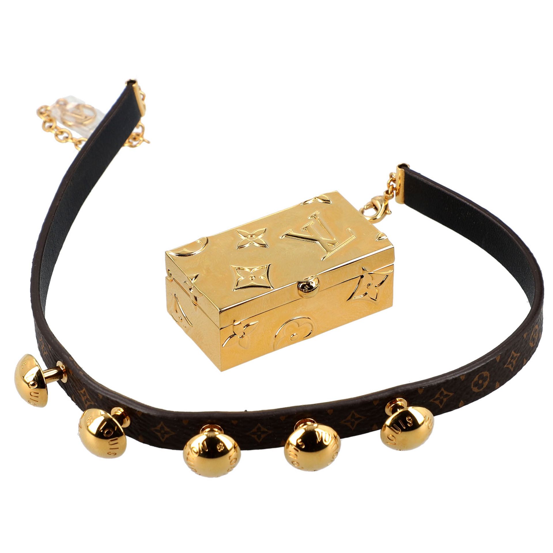 LOUIS VUITTON Choker "STUDDY", Koll.: 2018.