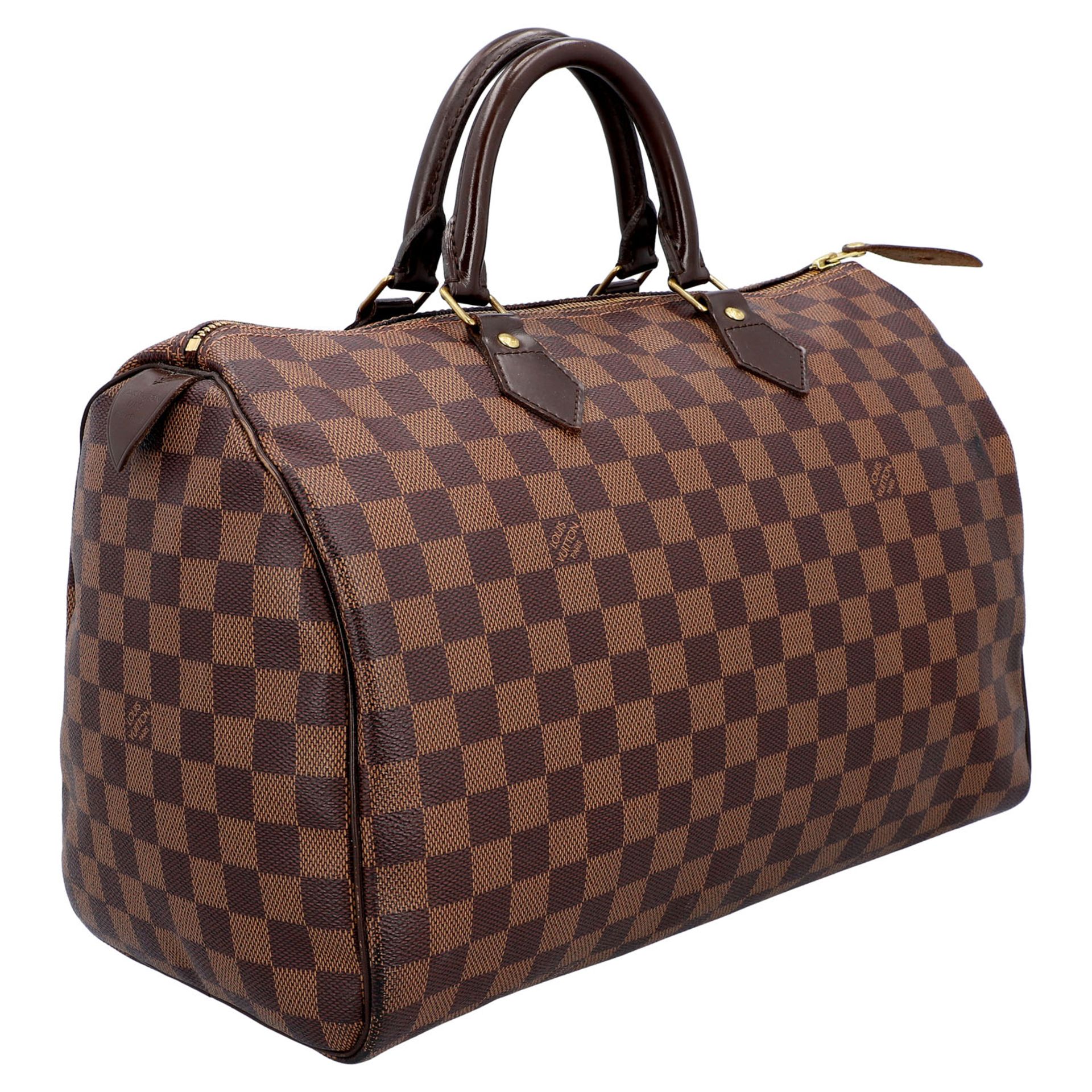 LOUIS VUITTON Henkeltasche "SPEEDY 35", Koll.: 2009, akt. NP.: 1.200,-€. - Bild 2 aus 8