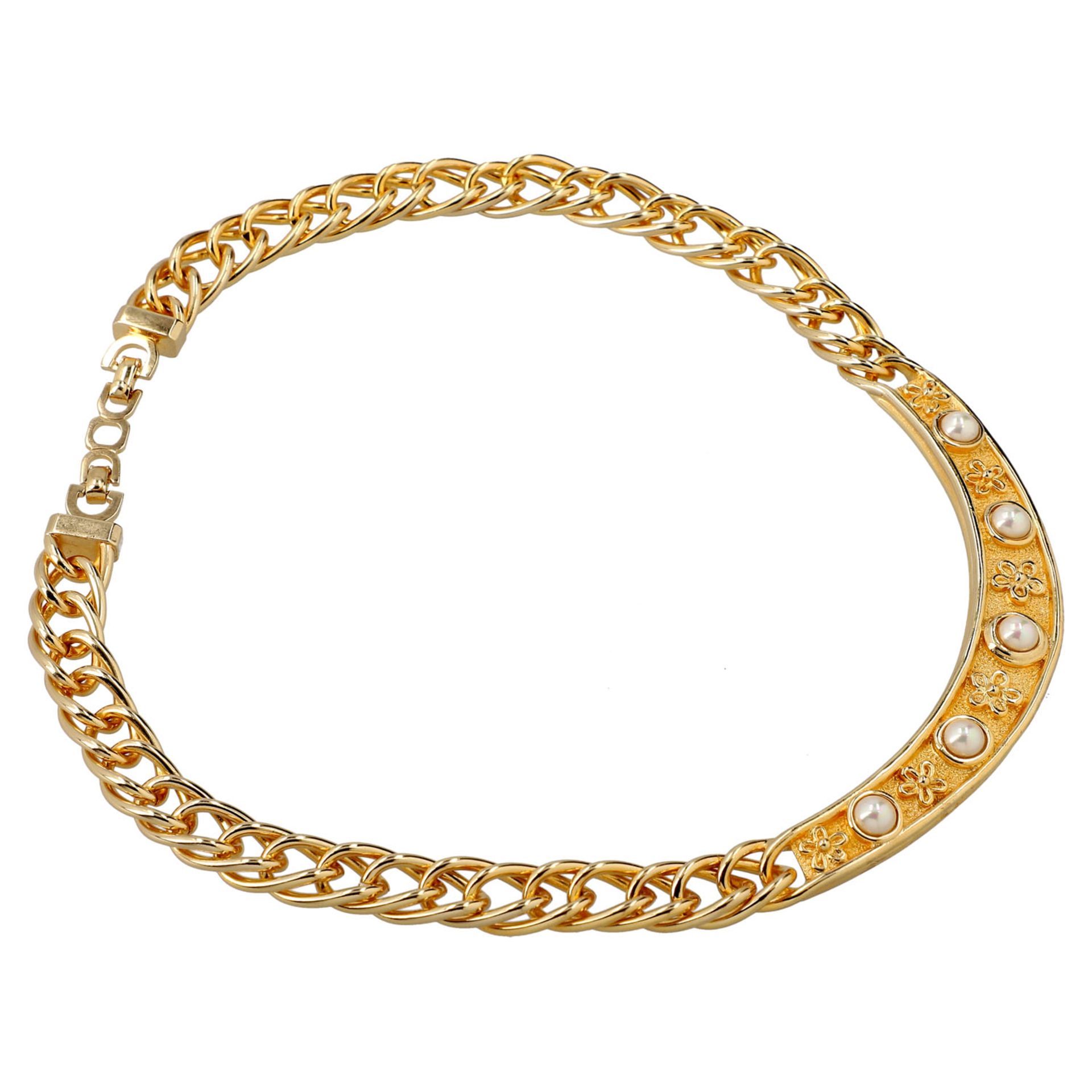 CHRISTIAN DIOR VINTAGE Modeschmuck-Collier. - Image 2 of 3