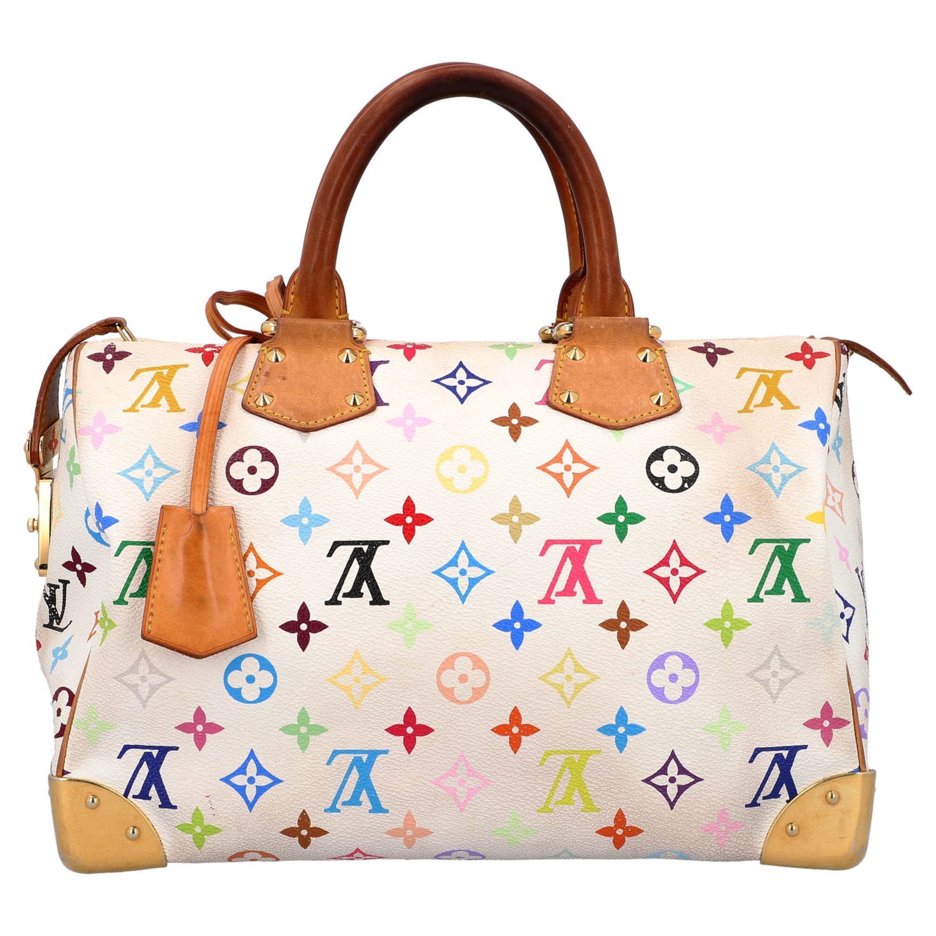 LOUIS VUITTON Handtasche "SPEEDY 30 MULTICOLOR". - Image 4 of 9