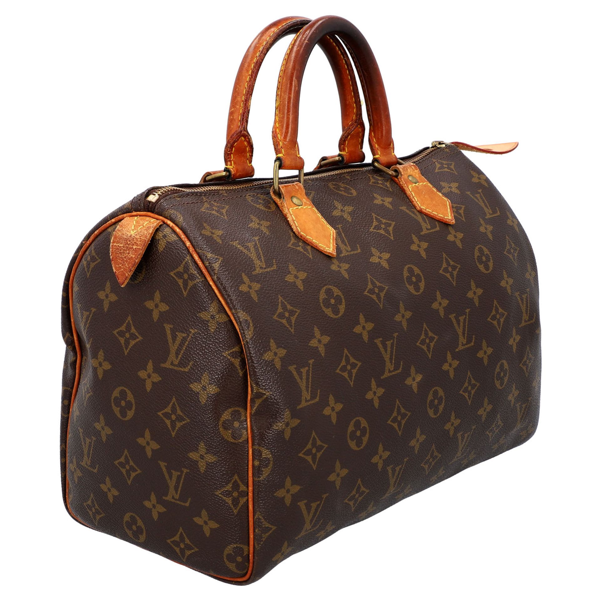 LOUIS VUITTON VINTAGE Henkeltasche "SPEEDY 30", Koll.: 1982, akt. NP.: 1.150,-€. - Image 2 of 8