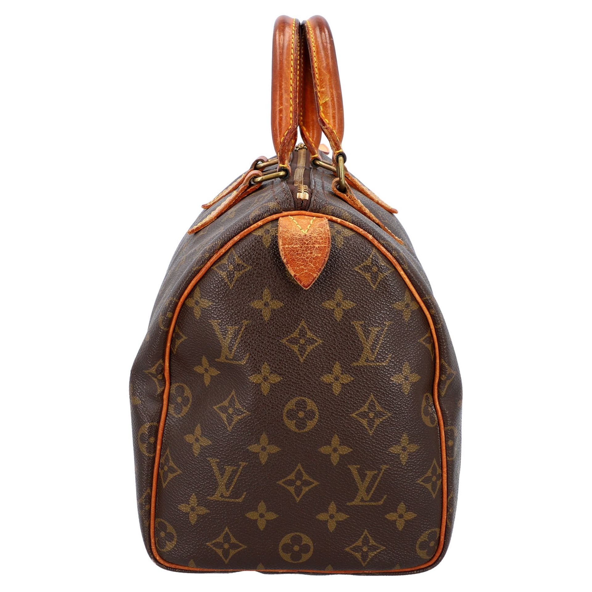 LOUIS VUITTON VINTAGE Henkeltasche "SPEEDY 30", Koll.: 1982, akt. NP.: 1.150,-€. - Image 3 of 8