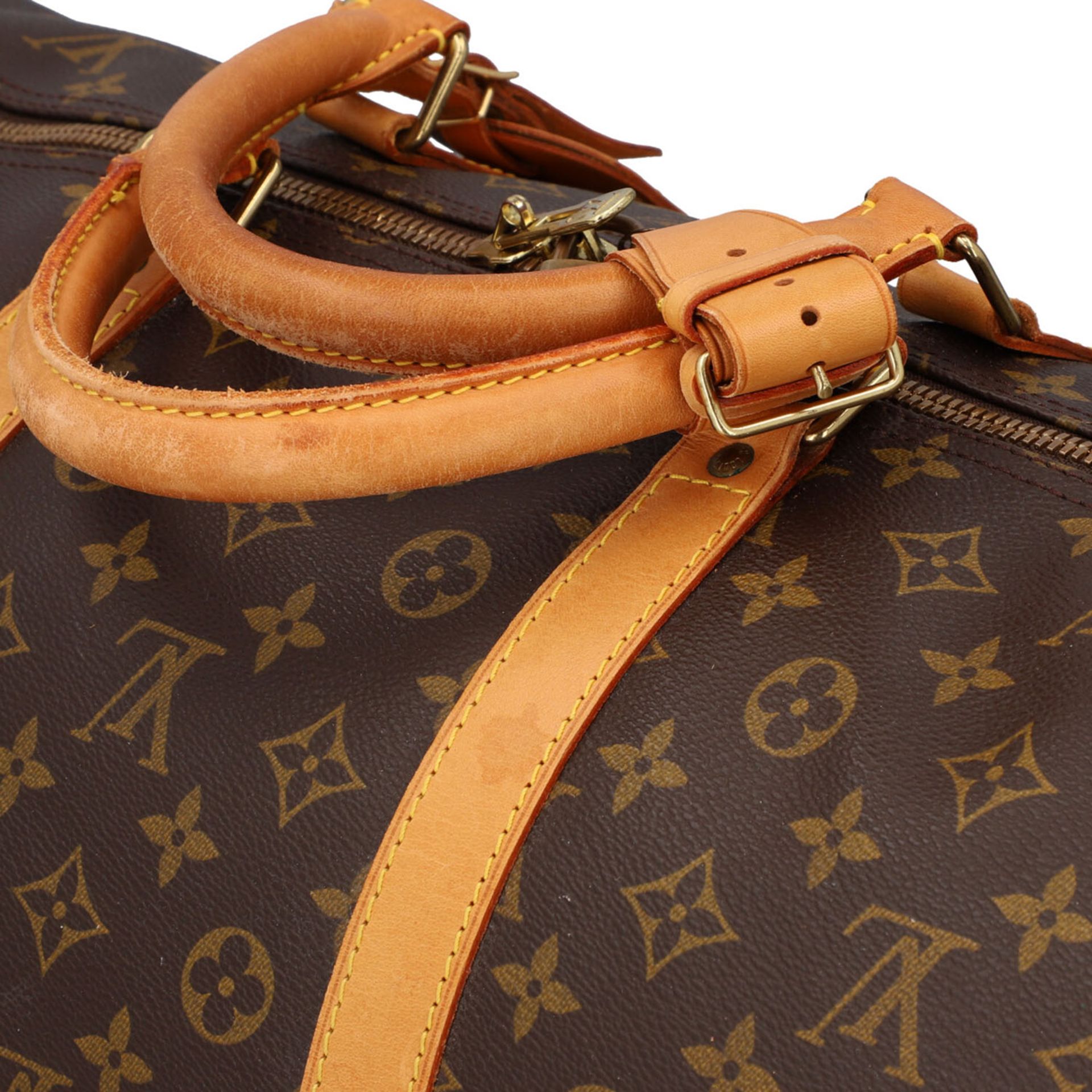 LOUIS VUITTON VINTAGE Weekender "KEEPALL 60". - Bild 7 aus 8