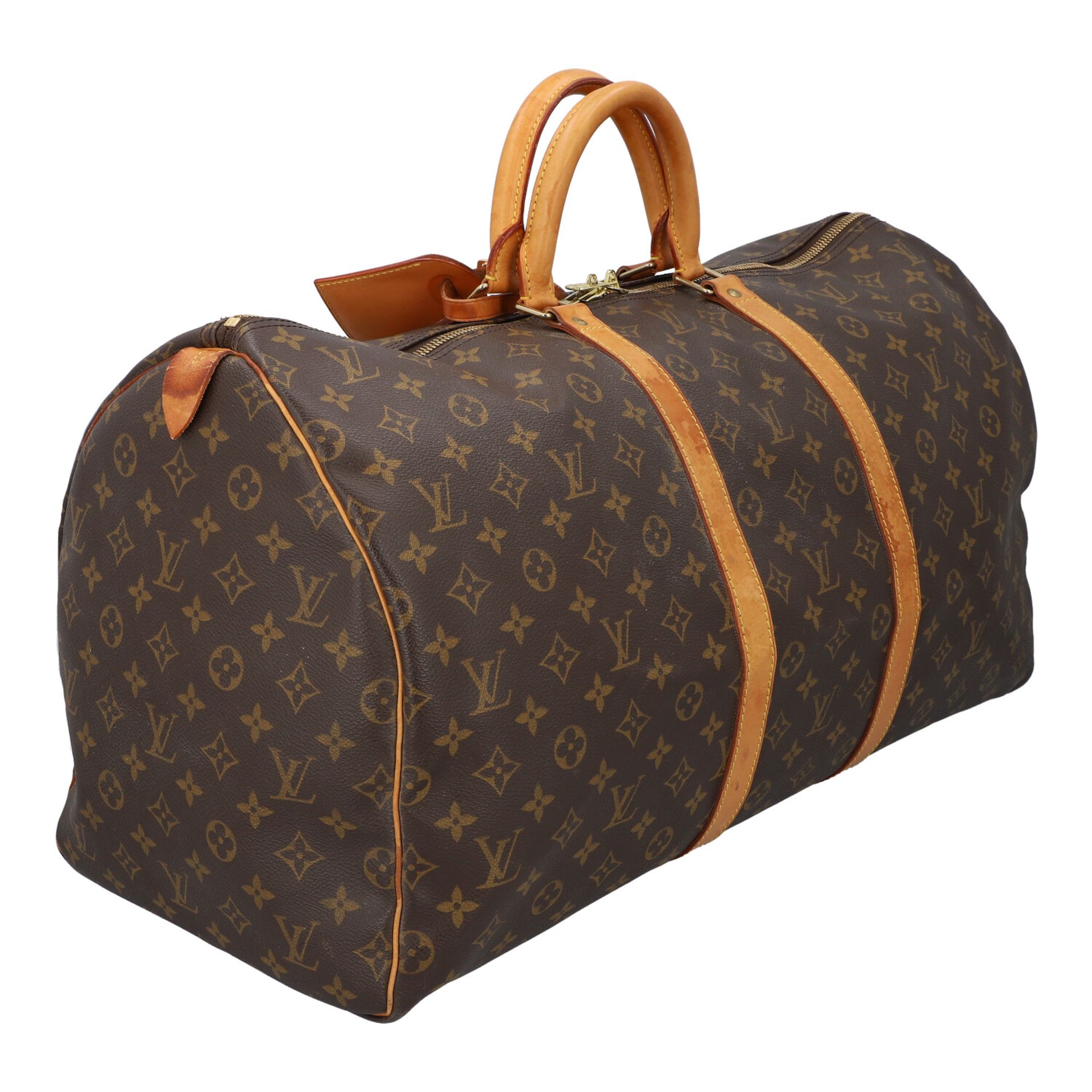 LOUIS VUITTON VINTAGE Weekender "KEEPALL 55". - Image 2 of 8